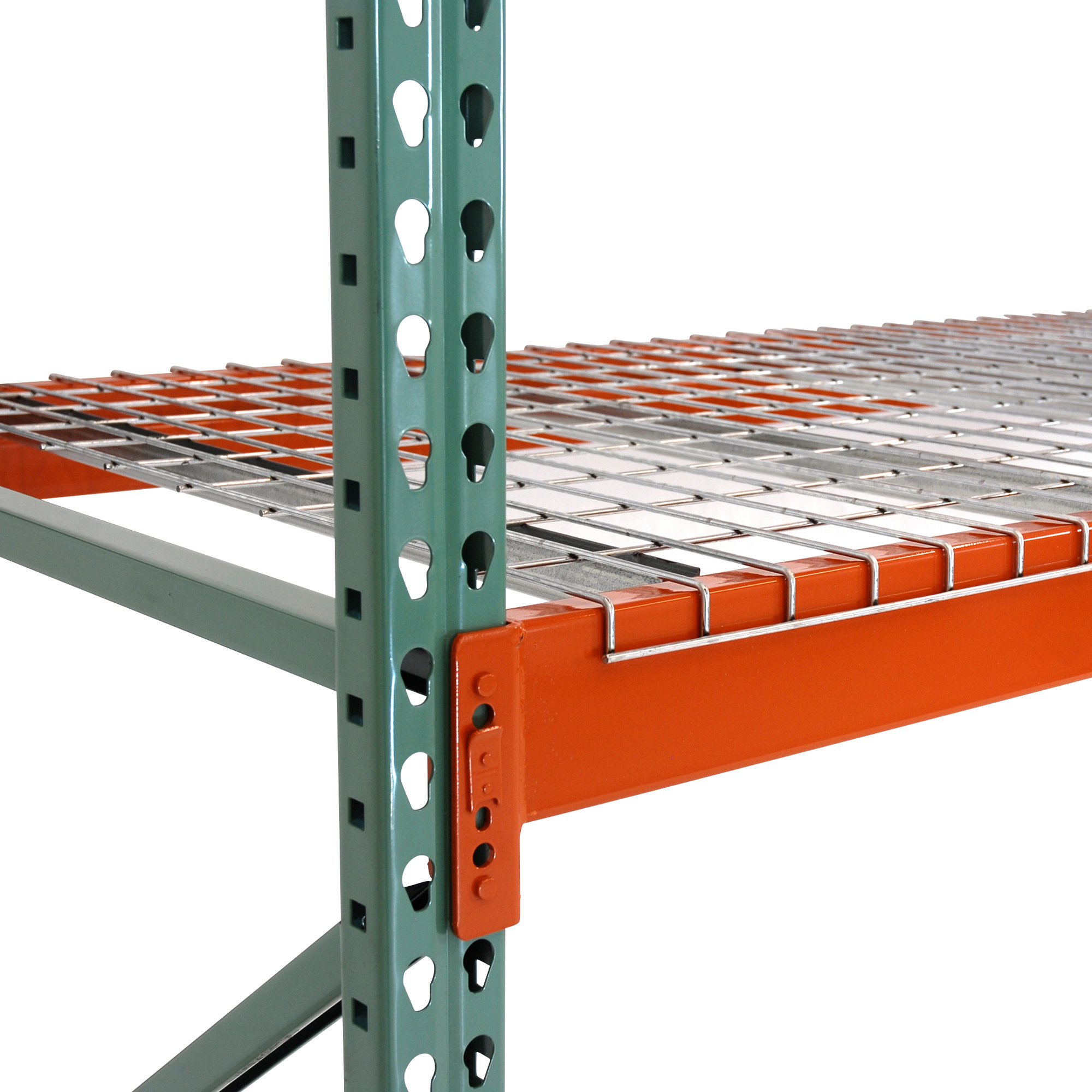 AK Industrial Teardrop Pallet Rack Frame, 42in.D x 144in.H, Model# AK-UFI-144-42
